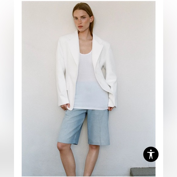 Zara White Blazer for Women - Picture 5 of 9